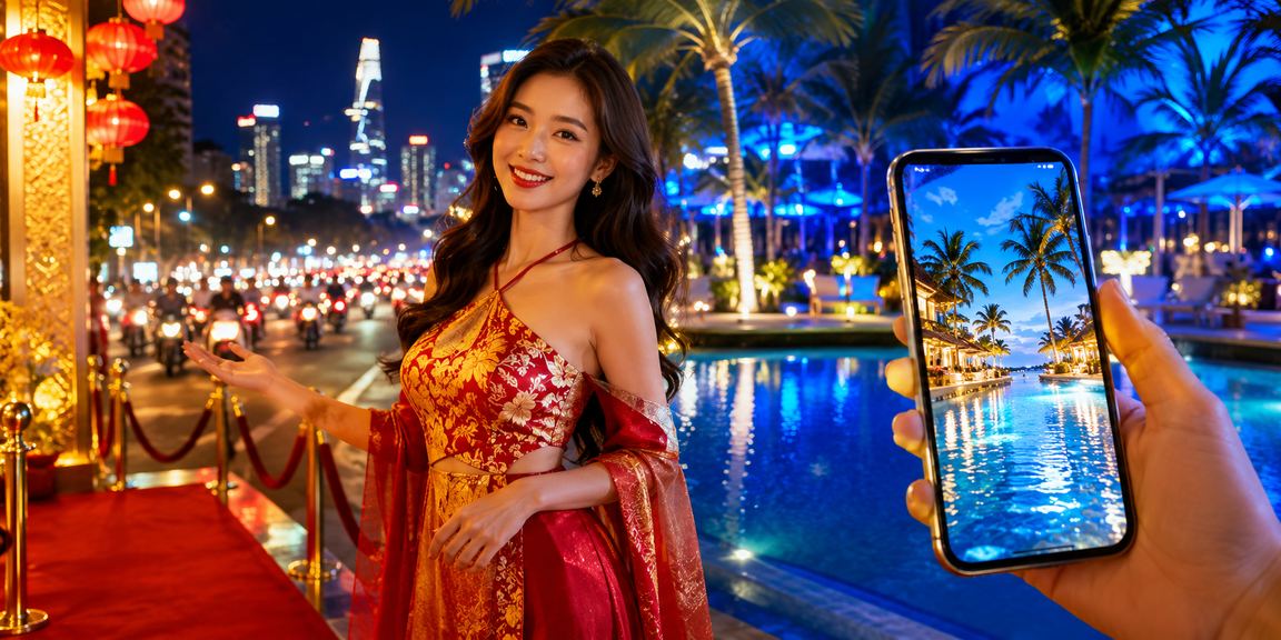 Người dùng thao tác thanh toán trực tuyến trên điện thoại tại TP. Hồ Chí Minh